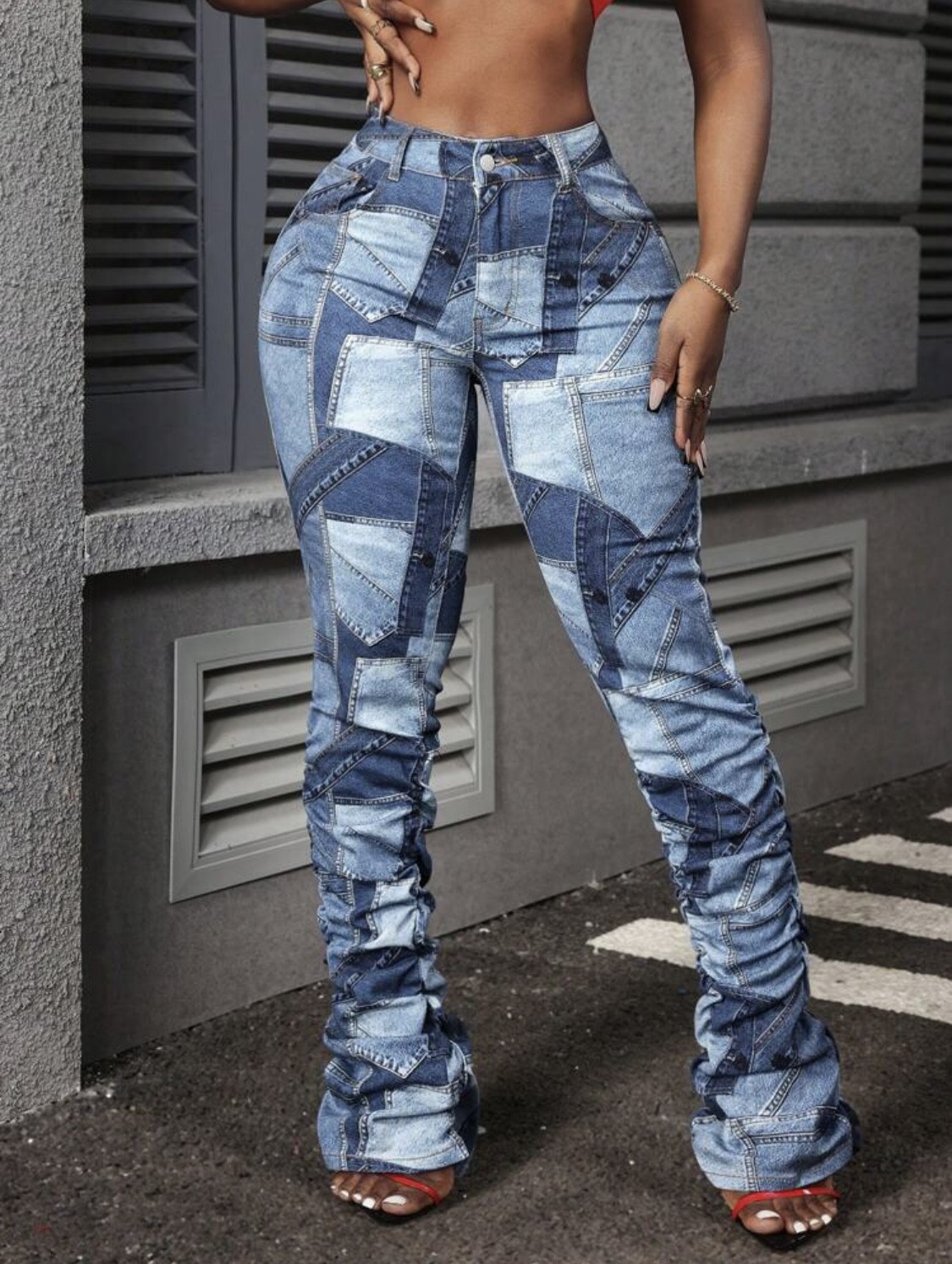Jeans Dama Multi Color - Imagen 2